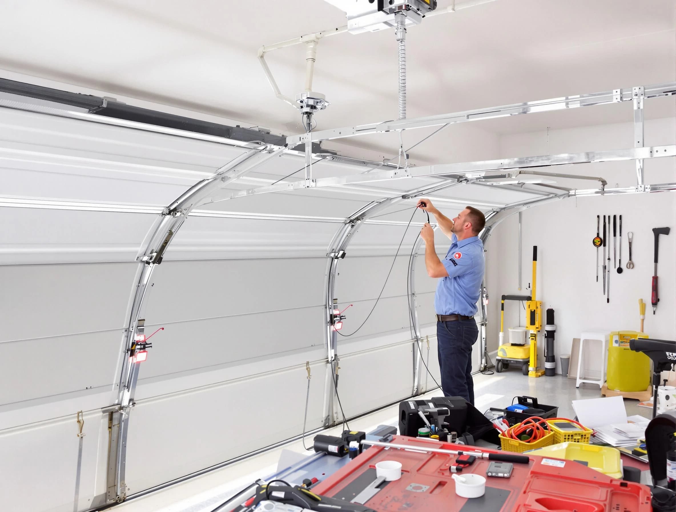 Garage door cable repair service by Acton Garage Door Repair in Acton