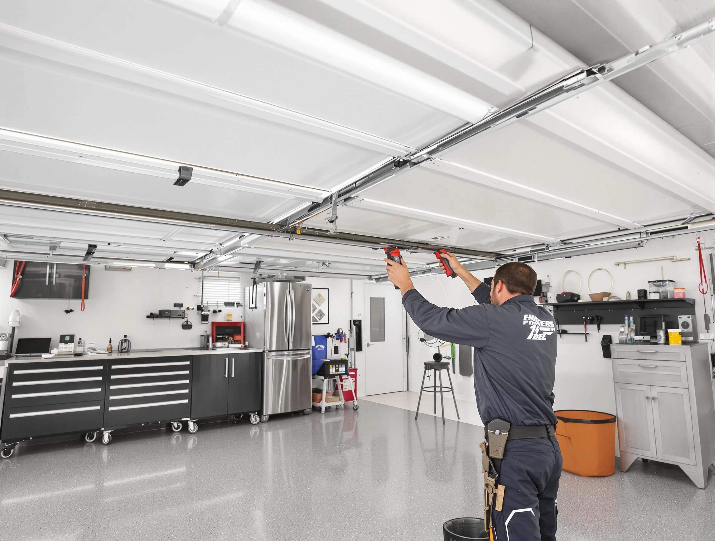 Overhead garage door repair service by Acton Garage Door Repair in Acton