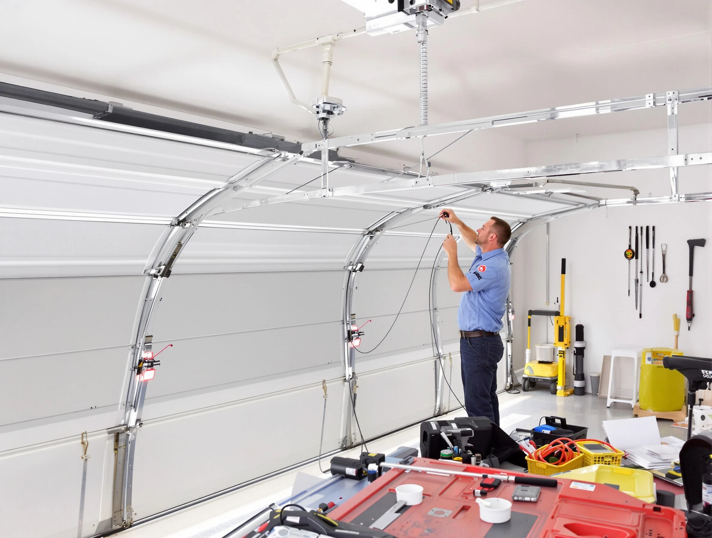 Garage door cable repair service by Acton Garage Door Repair in Acton